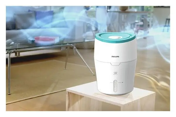 Rozprowadzanie wody po pomieszczeniu. Źródło: Philips.pl